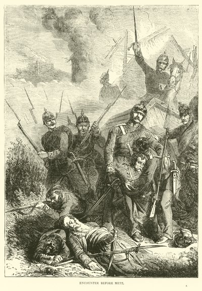 Møde før Metz, august 1870 af English School