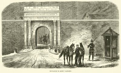 Indgang til Mont Valerien, januar 1871 af English School