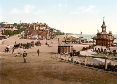 Indgang til Pier, Bournemouth (håndfarvet foto) af English School