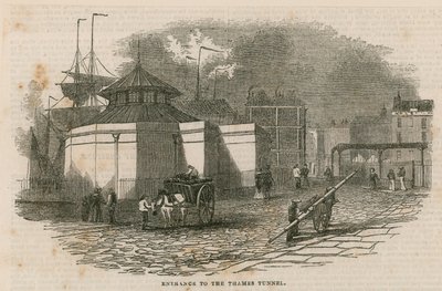 Indgang til Thames Tunnel af English School