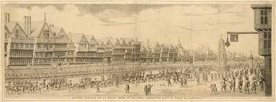 Roy Tres Chrestiens dronningemoders kongelige indtræden i London City af English School