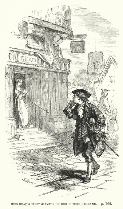 Episode i den unge Benjamin Franklins liv (kobberstik) af English School