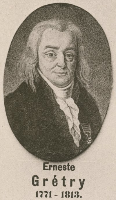Erneste Gretry (gravering) af English School