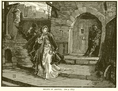 Escape of Argyll af English School
