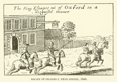 Flucht von Karl I. aus Oxford von English School
