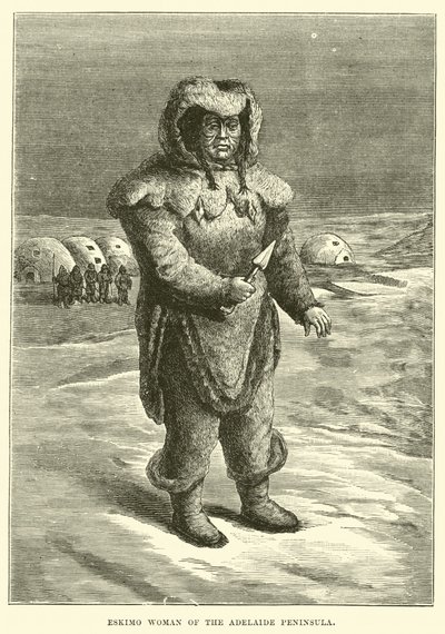 Eskimo-kvinde på Adelaide-halvøen af English School