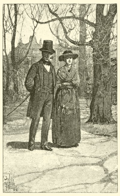 Esther og Harold Transome (gravering) af English School