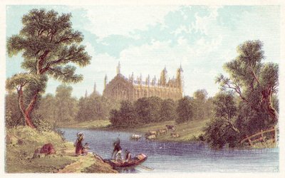 Eton College (farvelitografi) af English School