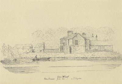 Eton Wharf, 1821 (gravure) af English School