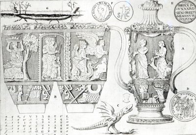 Etruskisk vase og design af English School