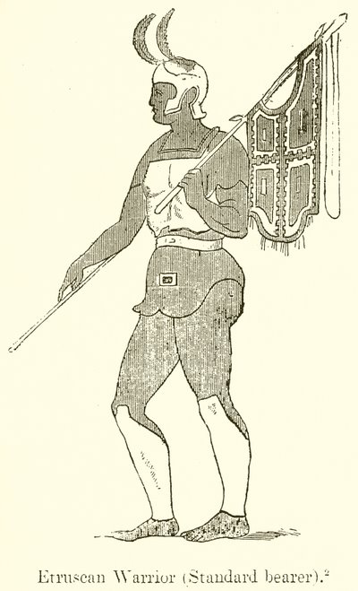 Etruskisk kriger (standardbærer) af English School
