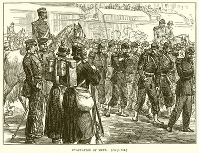 Evakuierung von Metz von English School