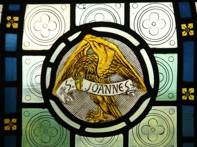 Evangelist-emblem: St. John af English School