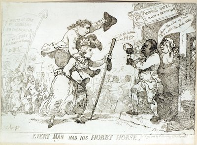 Hver mand har sin hobbyhest, udgivet 1784 af English School