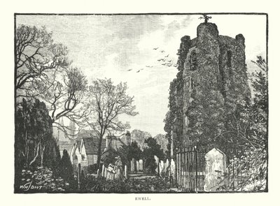 Ewell (gravering) af English School