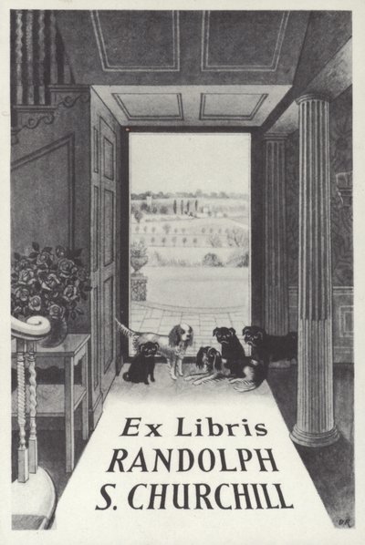 Ex Libris Randolph S. Churchill von English School