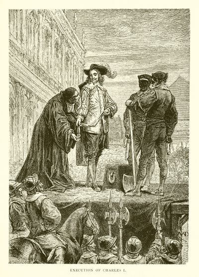 Henrettelse af Charles I af English School