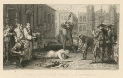 Henrettelse af kong Charles I i Whitehall af English School