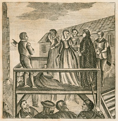 Henrettelse af Lady Jane Gray af English School