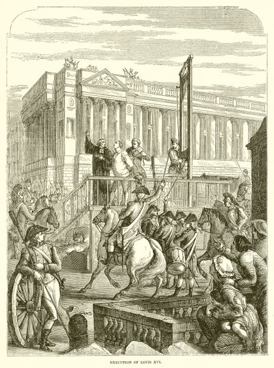 Henrettelse af Ludvig XVI af English School