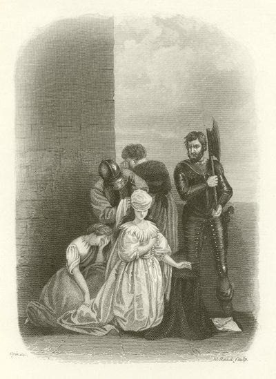 Henrettelse af Mary Queen of Scots af English School
