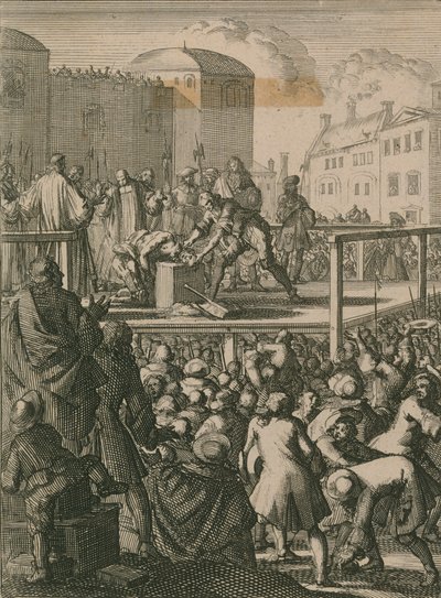 Henrettelse af hertugen af Monmouth af English School