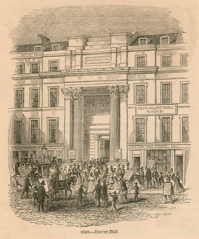 Exeter Hall, Strand, London af English School