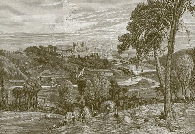 Exeter, fra Exwick Fields af English School