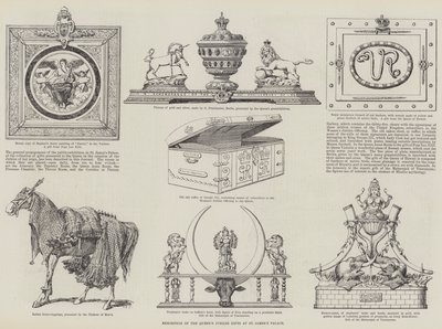 Udstilling af dronningens jubilæumsgaver i St James