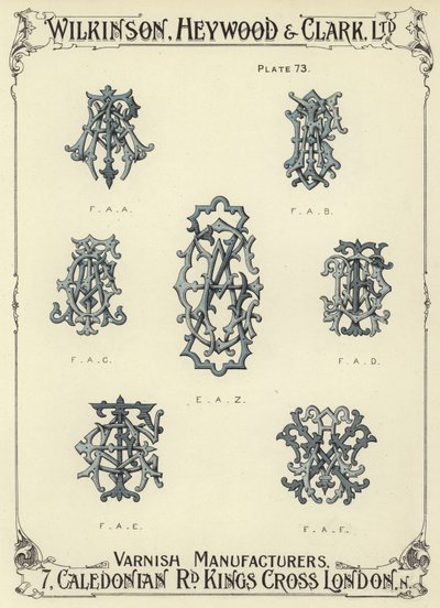 FAA, FAB, FAC, EAZ, FAD, FAE, FAF af English School