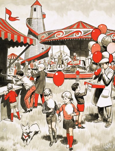 Fairground scene af English School