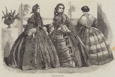 Mode til juli (gravering) af English School