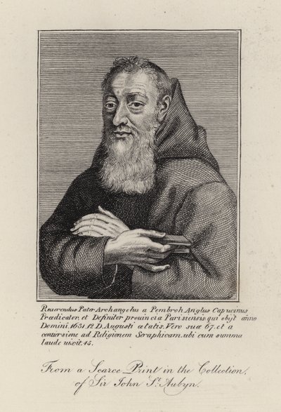 Fader Ærkeengel (gravering) af English School