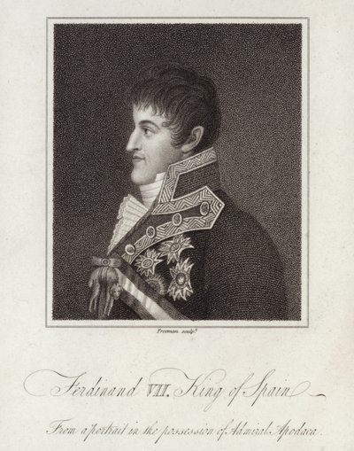 Ferdinand VII, konge af Spanien af English School