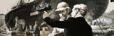 Ferdinand de Lesseps, den franske ingeniør af den første, mislykkede, Panamakanal af English School