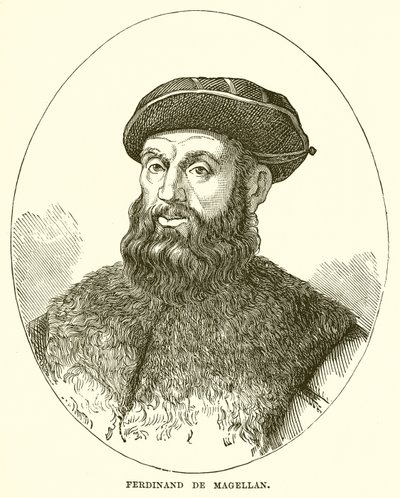 Ferdinand af Magellan af English School