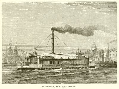 Færgebåd, New York Harbor af English School