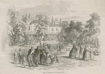 Fest på Bedford Lodge, Campden Hill, London af English School