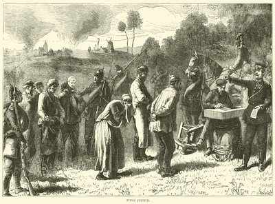 Feltdommer, september 1870 af English School