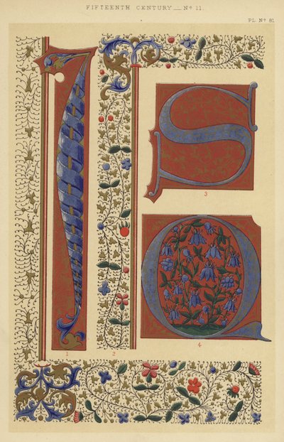 Femtende århundrede (chromolitho) af English School