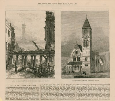 Brand i Beaufort-bygninger af English School