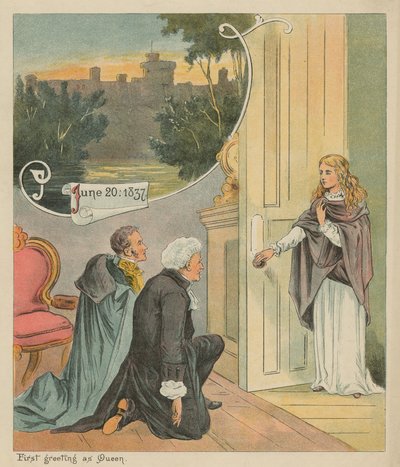 Erste Begrüßung als Königin von English School