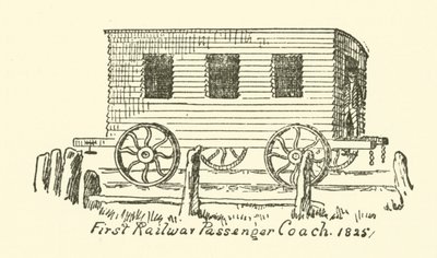 Den første jernbanepassagerbus af English School