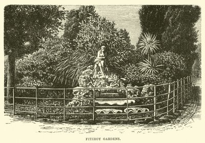 Fitzroy Gardens af English School