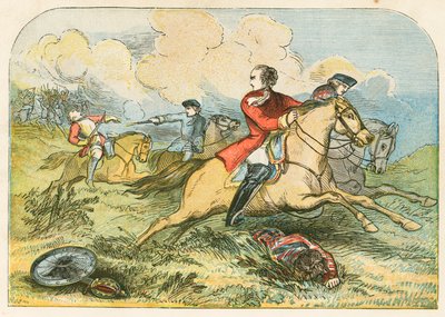 Flight of the Pretender ved Culloden af English School