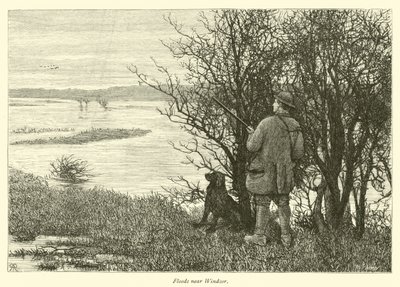 Oversvømmelser nær Windsor af English School