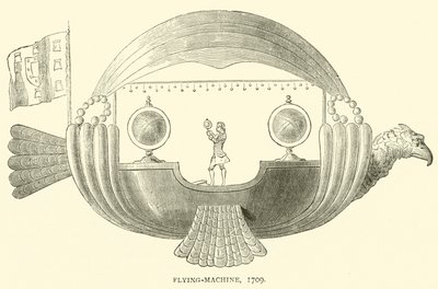 Flyvemaskine, 1709 af English School