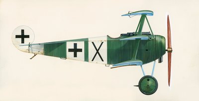 Fokker Dr 1 Treplan af English School