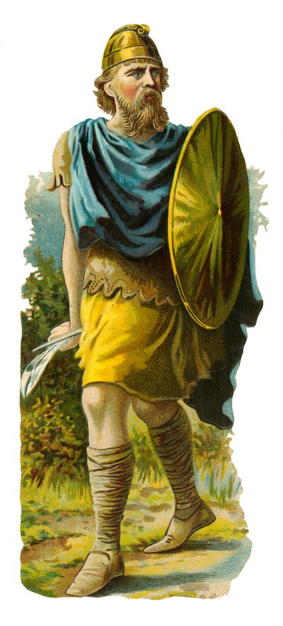 Fodsoldat fra kong Harold, 1066 e.Kr af English School