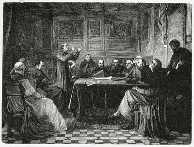 Dannelse af Jesuiterordenen i 1540, 1882 af English School